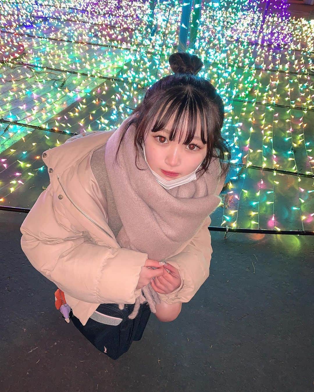 平野夢来（ゆぴぴ）のインスタグラム：「エクステのおかげでお団子できるようになったの🥳」