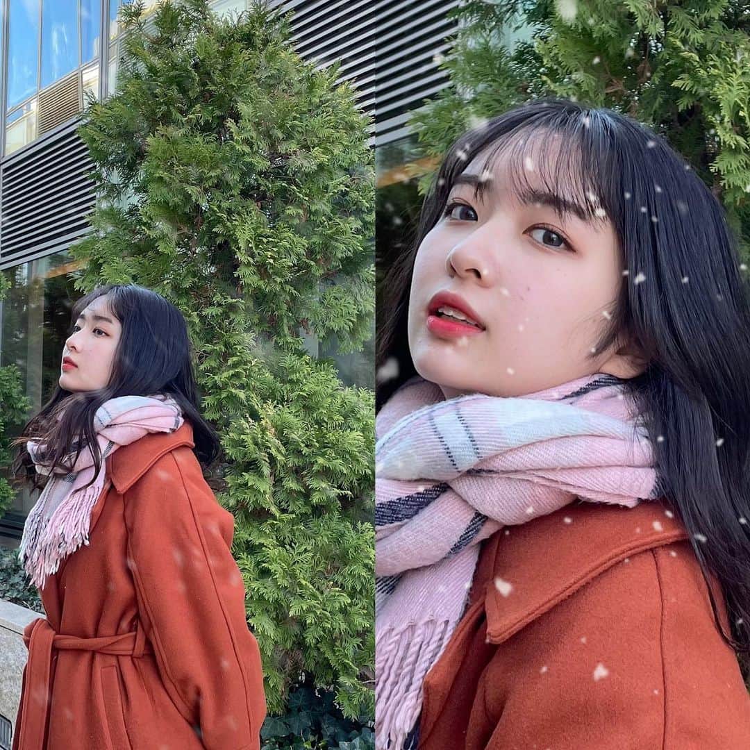 のインスタグラム：「너무 추워❄︎ #03 #고등학생 #ノーマルカメラ」