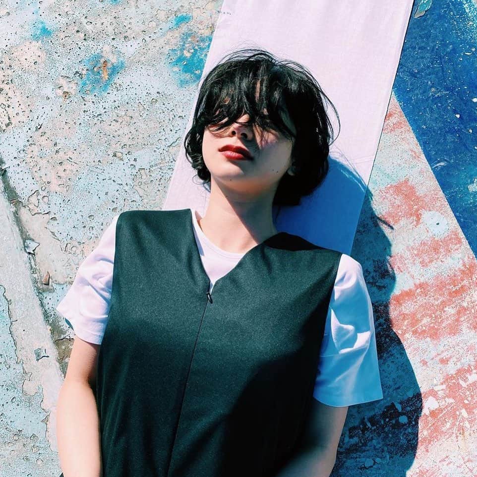 山下リオさんのインスタグラム写真 山下リオinstagram Workwearsuit 撮影オフショット もじゃもじゃヘアがお気に入り 楽しかったなぁー Hairmake Kanaeito422 12月21日 15時04分 Rio Yamashita Official