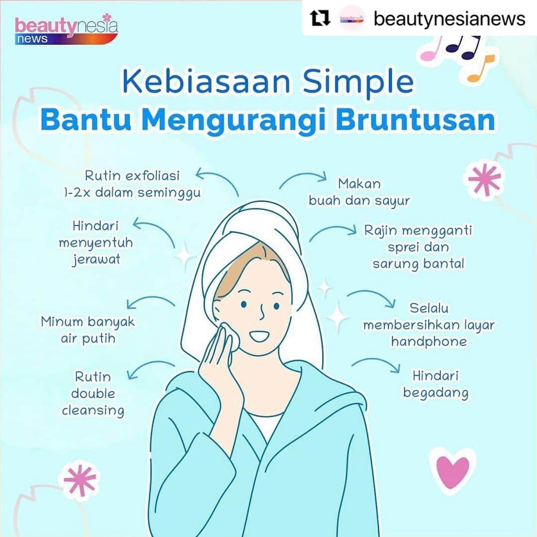 Beauty | Health | Fashionさんのインスタグラム写真 - (Beauty | Health | FashionInstagram)「#Repost Follow @BeautynesiaNews untuk info lebih lengkap 🥰✨ ・・・ Bruntusan memang jadi masalah kulit yang bikin kita jadi gak nyaman. Selain dengan menggunakan skincare rutin, ada juga lho beberapa kebiasaan yang harus diperhatikan supaya perjuangan kita untuk menghempaskan bruntusan menjadi semakin maksimal.  Meskipun simple, kebiasaan ini gak boleh di lewatkan yaaaa beb! Jangan lupa di SAVE & SHARE ya biar gak lupa hhihi ⁣ ⁣ Komen dong, kebiasaan yang mana nih yang masih sering kamu lewatin ?⁣ ⁣ --⁣  #BeautynesiaNews #glowing2020 #KulitKombinasi #SkincareRoutine #JenisKulit #TipsKecantikan #TipsCantik #skincaremurah #kulitberminyak #facialwash #kulitkering #tipsskincare #skincarerutin #tonermurah #urutanskincare #basicskincare #infokecantikan #glowingskincarerutin #acneskincare #jerawatpasir #masalahjerawat #jerawatparah #menghilangkanjerawat #kulitberjerawat #mengatasijerawat #Bruntusan #MengatasiBruntusan #BruntusanHilang #Bruntusandiwajah」12月21日 16時43分 - beautynesia.id