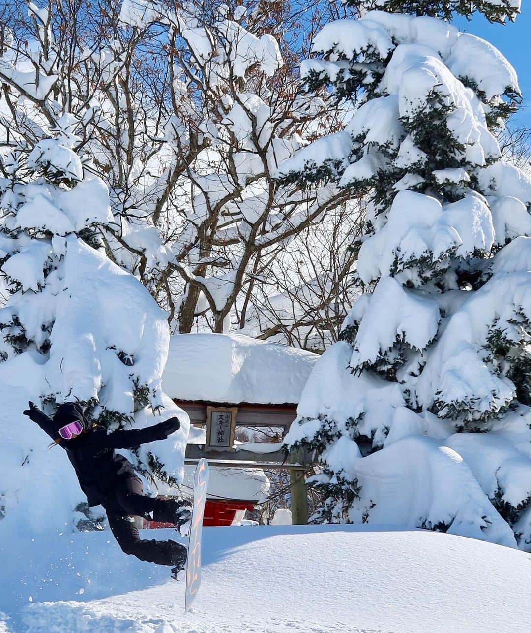 hoshinofumikaさんのインスタグラム写真 - (hoshinofumikaInstagram)「WT🔥💦 神様もビックリ🏂💦📸⛩笑 今シーズンも皆が笑顔たくさん、雪たくさん🔥 怪我なく全力で駆け抜けれる冬になりますように🙏⛩♡ いい瞬間を撮ってれてありがとう笑⛩🧚‍♀️💖  📸 @taku_ride.on.board  . . . .  #snowboarding #snowboard #snow #winter #japan #ootd #スノーボード #スノボ #スノボー #スノボ女子 #スノボ好きな人と繋がりたい #冬 #スキー場 #スキー #小丸山スキー場　#⛩ #神社 #simsnowgirl #仲間　#スノボ仲間」12月21日 19時32分 - fumika_hoshino