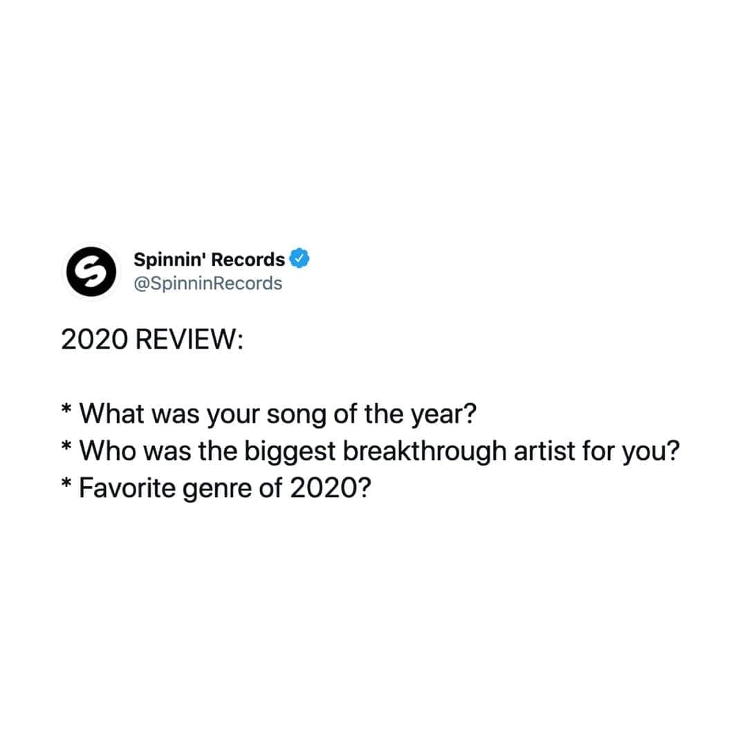 Spinnin' Recordsさんのインスタグラム写真 - (Spinnin' RecordsInstagram)「Music year in review! Drop your comment 👇」12月21日 20時03分 - spinninrecords