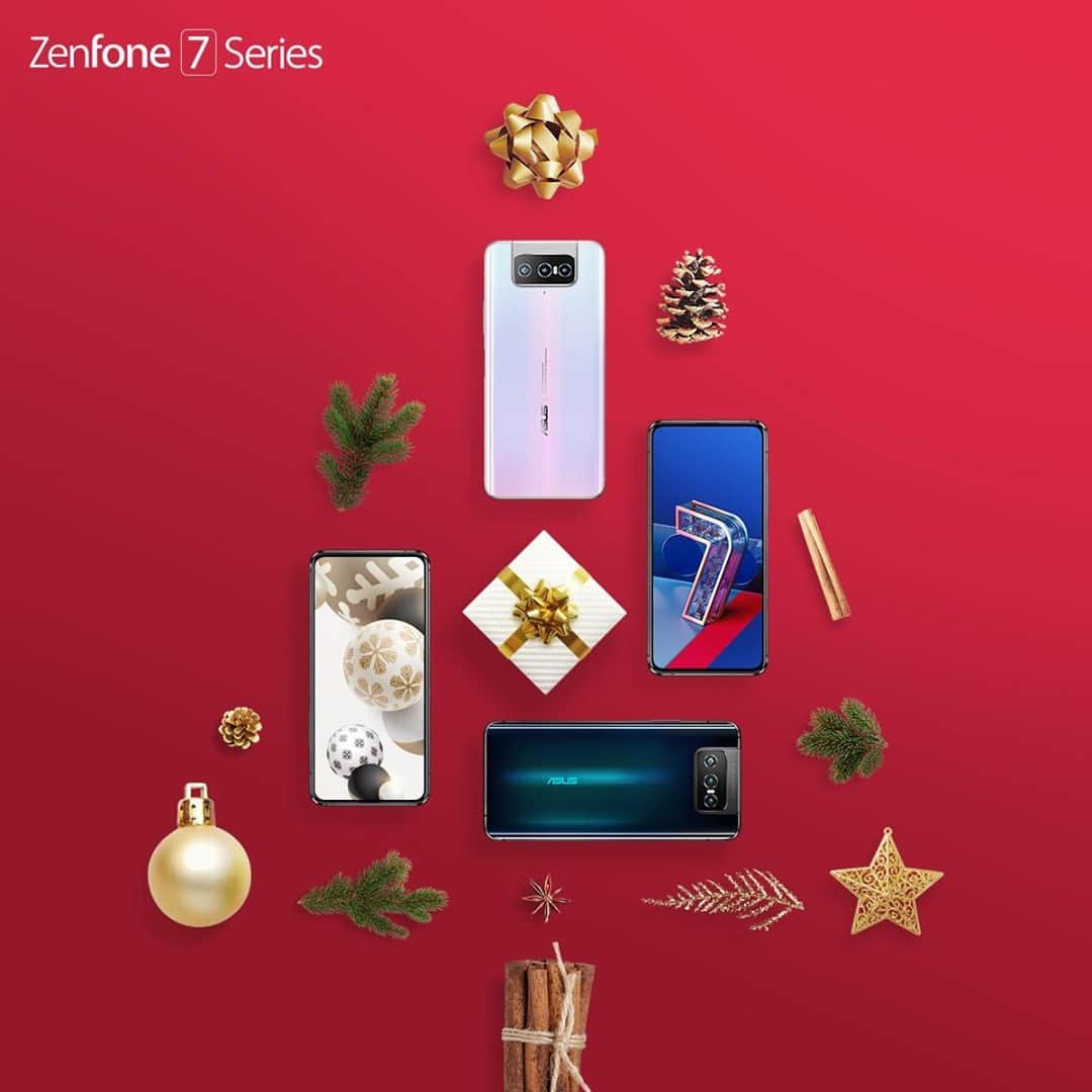ASUSさんのインスタグラム写真 - (ASUSInstagram)「Is there anything better than Christmas tree decorations? Season’s greetings from #ZenFone7 !⁣ ⁣ #DefyOrdinary」12月21日 21時00分 - asus
