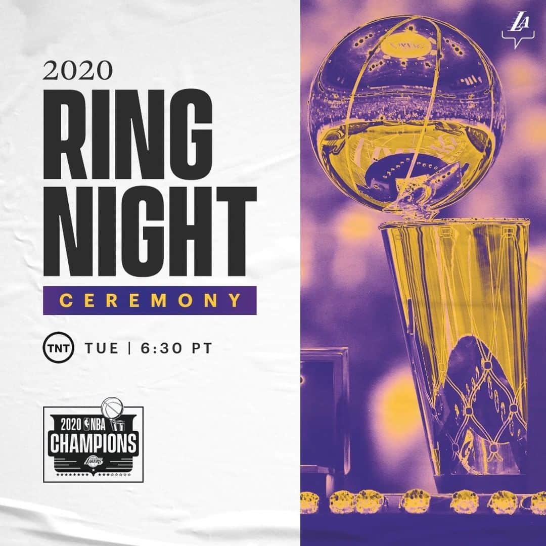 Los Angeles Lakersさんのインスタグラム写真 - (Los Angeles LakersInstagram)「You won't want to miss this 💍」12月22日 7時40分 - lakers