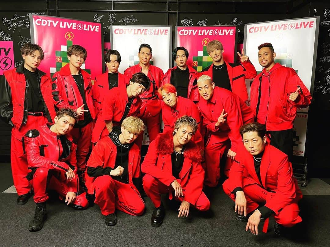 世界さんのインスタグラム写真 - (世界Instagram)「CDTVライブライブ ありがとうございました🙏 🦅🔥 #EXILE #REDPHOENIX」12月21日 23時08分 - exile_sekai_official