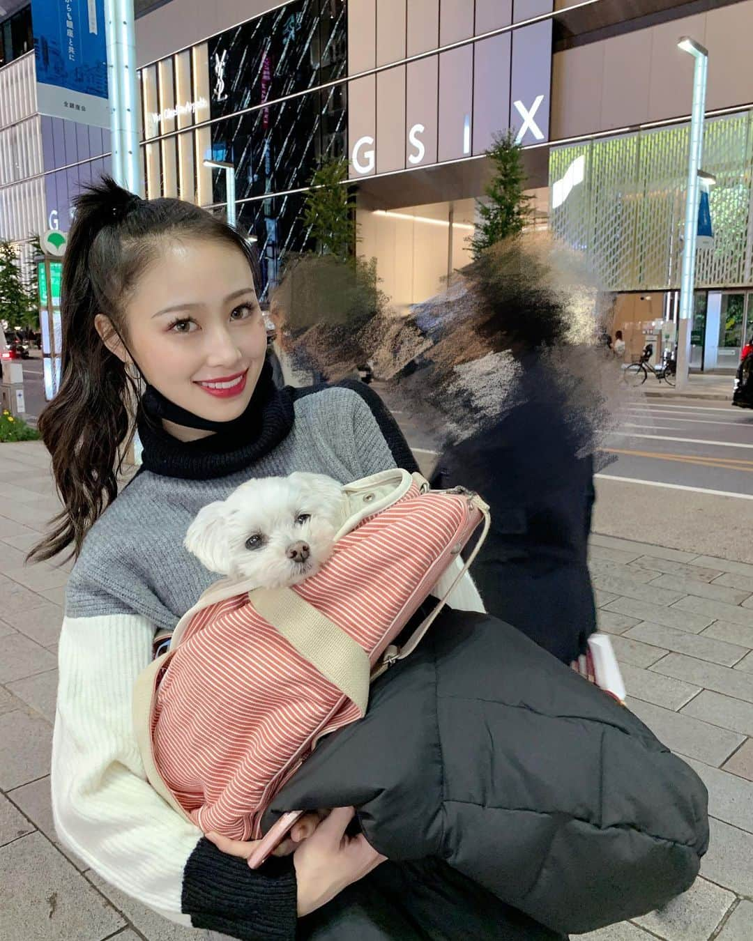 長沼南帆さんのインスタグラム写真 - (長沼南帆Instagram)「🐶💕﻿ ﻿ ﻿ ﻿ ﻿ ﻿ ﻿ ﻿ ﻿ ﻿ #黒髪　#黒髪ロング　#rq #レースクイーン　#memory #黒髪ロングストレート　#秋　#秋服　#脚長コーデ　#supergt #スーパーgt #撮影会 #rq撮影会　#wing #wing撮影会　#Ktunesracing #gt300 #ゴルフ　#コスチューム　#コスチューム大賞　﻿ #ディズニーランド　#」12月21日 23時35分 - n_on_a_diet