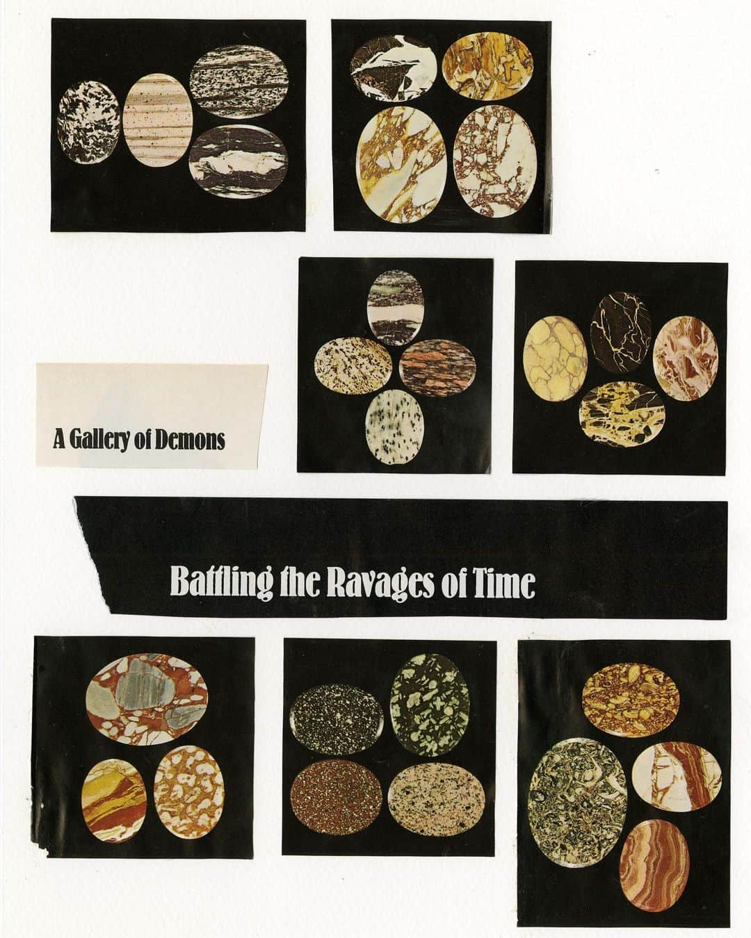 マイラ・ダルブサイオのインスタグラム：「Demons  Collage, found imagery from Time Life books, 2020  #studiomyla #collage」