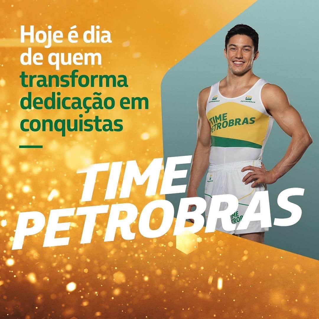 アルトゥール・オヤカワ・マリアノのインスタグラム：「Orgulho de todo trabalho, de cada conquista e de fazer parte de um time como este! Feliz dia do Atleta para todos nós! • • • #timePetrobras」
