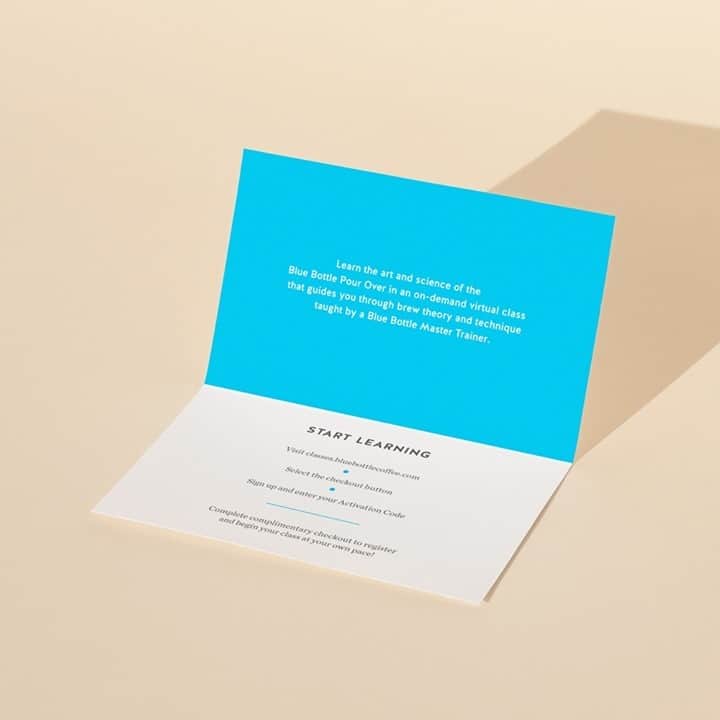 Blue Bottle Coffeeさんのインスタグラム写真 - (Blue Bottle CoffeeInstagram)「For just $10, you can give them a lifetime of better coffee brewing. Pop by a cafe to pick up a Virtual Class Gift Card and give them access to an on-demand pour over class with a Blue Bottle Master Trainer. You can also order this card along with our classic e-gift cards in our online shop. Use our link in bio to see all of our gift cards.」12月22日 0時02分 - bluebottle