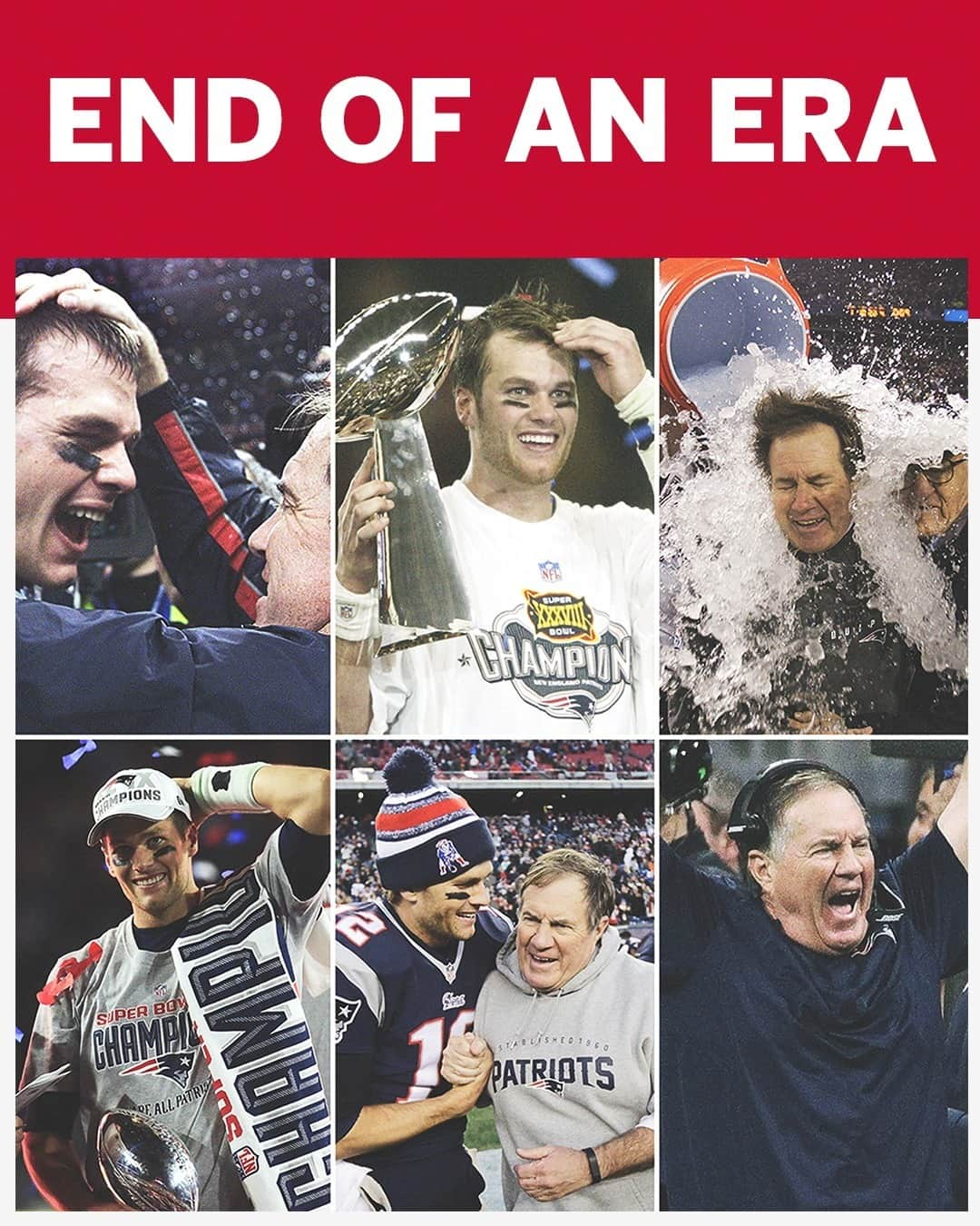 espnさんのインスタグラム写真 - (espnInstagram)「The Patriots will miss the playoffs for first time since 2008. Just their third time in the last 20 seasons. It’s been an incredible run. 🔷 6 Super Bowl wins 🔷 9 Super Bowl appearances 🔷 238 wins 🔷 17 AFC East titles」12月22日 0時14分 - espn