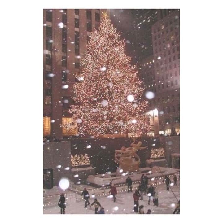 マッタのインスタグラム：「NY can always make you feel in that holiday mood⁠. ❄️Happy Winter Solstice for those celebrating on the Northern Hemisphere and happy Summer Solstice for those celebrating on the Southern Hemisphere ☀️ ⁠Vintage image of Rockefeller Center @pintrest」
