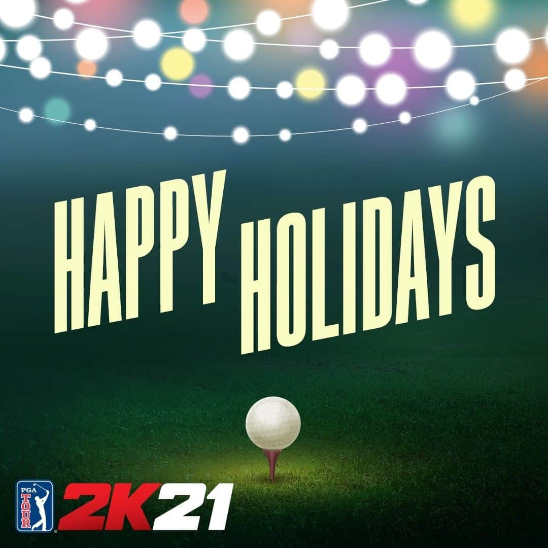 2Kさんのインスタグラム写真 - (2KInstagram)「We hope you have a tee-rific holiday from everyone at #PGATOUR2K21!」12月22日 1時00分 - 2k