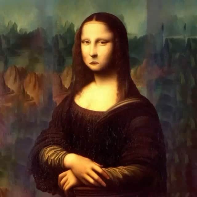 マリオン・コティヤールのインスタグラム：「Prodige! 😆😂🤣 #repost @laura_felpin ・・・ Mona Louisa confinada // suite et fin 🖼🎨」