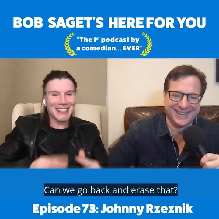 のインスタグラム：「A really fun time on TODAY’S New Episode @johnrzeznikggd @googoodollsofficial  Titled: “Johnny Rzeznik and Bob Talk About Great Music, the Good in This Year, and The Goo Goo Dolls Christmas Album.”  SUBSCRIBE & LISTEN:  apple.co/bobsaget  @applepodcasts @itunes @applemusic @studio71us @studio71uk @studio71it @studio71fr #comedypodcast」