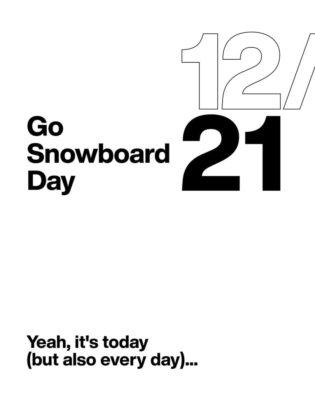 アナログクロージングさんのインスタグラム写真 - (アナログクロージングInstagram)「Go Snowboarding Day? Yeah, it’s today, but it’s also every day. All you need is a board and a little imagination. What are you doing to celebrate #GoSnowboardingDay?  #WeRideTogether」12月22日 5時11分 - burtonsnowboards