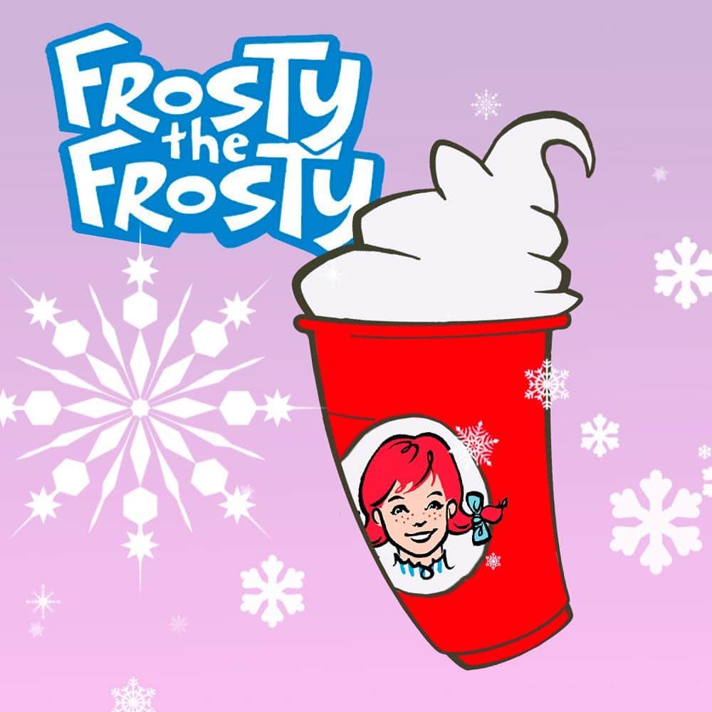 ウェンディーズのインスタグラム：「Frosty the Frosty, oh how the children love thee!」