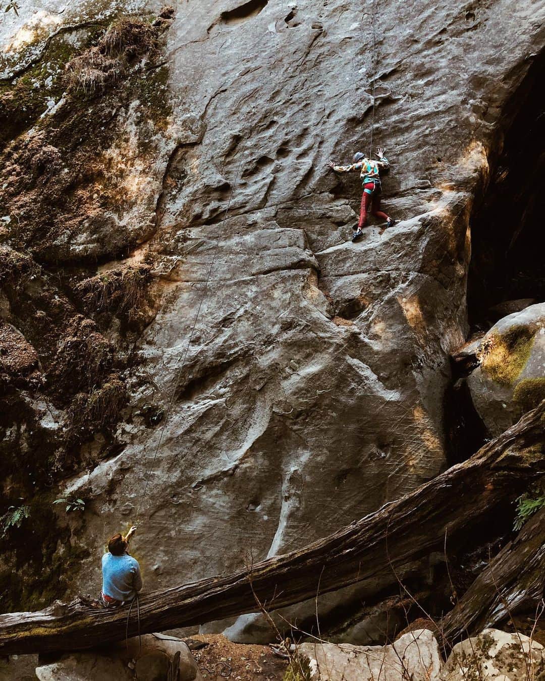 ポリーナ・エドモンズさんのインスタグラム写真 - (ポリーナ・エドモンズInstagram)「“i don’t know what. to. do. with my handsss” -ricky bobby   rocks are cool and fun. what’s one new thing you tried this year?  ___ #climbing #rockclimbing #nature #getoutside」12月22日 6時04分 - polinaedmunds