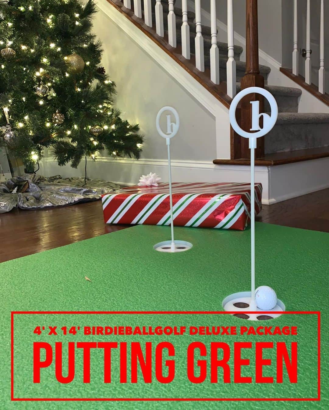 Elise Lobbさんのインスタグラム写真 - (Elise LobbInstagram)「🎄💚GI V E A W A Y💚🎄 Day 9 of 10 !!   •• I’m teaming up with @birdieballgolf to give away a 4’ x 14’ deluxe package putting green to one lucky winner ••⁣⁣ ⁣⁣ How to enter:⁣⁣ ⁣⁣ 1) FOLLOW @birdieballgolf  2) FOLLOW @eliselobb ⁣⁣(me) 🤪 3) LIKE this post⁣⁣ 4) TAG a friend in the comments. 1 tagged friend = 1 entry. UNLIMITED entries.⁣⁣ 5) SHARE to your story for TEN bonus entries!! 🥳   W I N N E R @djohns_85  🥳  #golf #giveaway #merrychristmas #golfgiveaway」12月22日 8時31分 - eliselobb