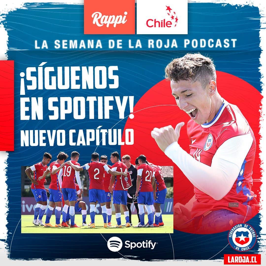 サッカーチリ代表チームのインスタグラム