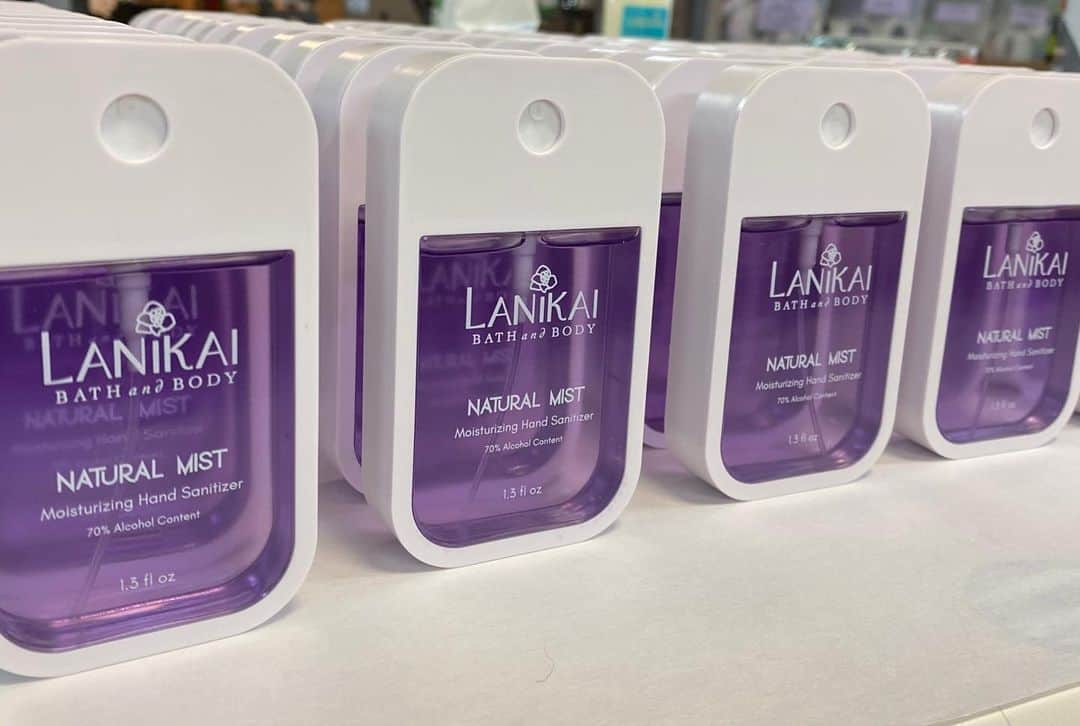 Lanikai Bath and Bodyさんのインスタグラム写真 - (Lanikai Bath and BodyInstagram)「✨In production- new on the go sanitzers. In your pocket, on your bag, in your purse. Colorful silicone cases with keychain accessory available too. Super easy, natural sanitizer mists in 5 scents. Available January 1 online and in store.  #natural #organic #nontoxic #selfcare #wellness #healthy #prevention  #handsanitizer #aloe #softskin #hawaii #mango #lavender #ocean #coconut #guava #plumeria #gardenia #lanikai #themokes #honolulu #havealohawilltravel」12月22日 9時20分 - lanikaibathandbody