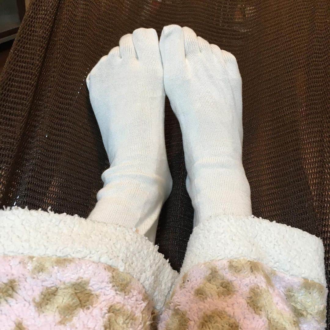葵さんのインスタグラム写真 - (葵Instagram)「足先がますます寒くなってきましたが、私は @silkdekyoto 様の 「シルク五本指&オーガニックコットンリブ2枚履き靴下」を履いています♪  シルクの冷えとりは石原さとみさん、波瑠さんをはじめ女優やモデルさんに人気の温活美容法です。 シルクと綿の靴下を重ね履きすることで、足指から出た汗を外に出して足をしっかり温められるので、靴下なら何でも重ねればいいというわけではないんです❣️  4枚目の五本指のシルクは、質に一段とこだわっているので、履き心地が指先まで気持ちが良いです💖 また黒のリブ靴下もオーガニックコットンなので天然素材で肌に優しく、 女子のおしゃれも叶える冷えとり靴下です😊 2枚重ね靴下で足元がぽかぽか❗️ 外出先はもちろん、おうちの中でもポカポカだから嬉しい😆  末端冷え性なので、普段の先丸靴下はもう履けなくなるくらい足先が暖くて快適です！！  おうちでは4枚靴下、お出かけ先ではこちらの2枚靴下を履いて、365日おしゃれに冷えとり生活してもらいたいというコンセプトで企画した靴下なので楽しみたいです♪ 4枚重ね靴下とのセットで買うとお得ですよ！ #silkdekyoto#silkdekyoto公式オフィシャルショップ#素肌に最高の贅沢を#シルク#冷えとり#冷えとり靴下#冷え性改善#冷え対策#冷えとりファッション#冷えとりコーデ#pr #免疫力アップ#温活#温活女子#妊活#妊活スタート#妊活アカウント#妊活中#マタニティ#マタニティコーデ#美肌ケア#美肌作り#在宅ワーク#在宅勤務#在宅ワークママ#リモートワーク #レディワーカーootd」12月22日 9時57分 - dolphin_coconut