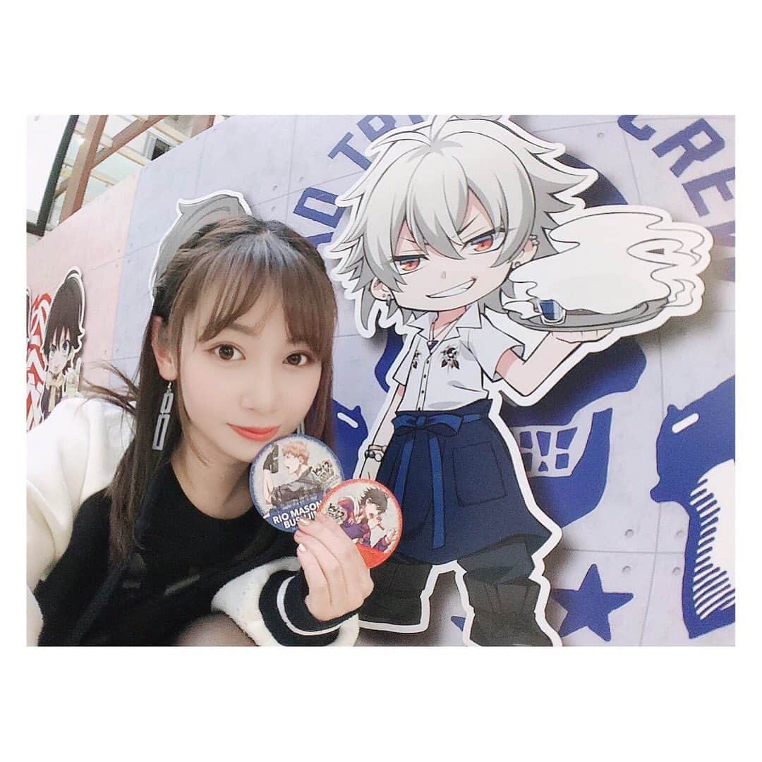 小河結香のインスタグラム：「ヒプマイカフェ🎤☠️💕 えりにゃんとヲタ活🥰 えりにゃんがハマって教えてくれたヒプマイ 今や私もハマってる💖 ゲーム苦手だからアニメ勢だけど MTCが好きすぎる😍 左馬刻様になら取立てされたいから 金借りちゃいます💰 理鶯さんが良く来てくれるから2推しです✨ 後半も行く予定✋ えりにゃんと一緒めちゃ楽しかった💖 #ヒプマイ #ヒプマイカフェ #名古屋パルコ #ヲタ活 #アニヲタ #mtc好き #左馬刻様推し #コラボカフェ #ヒプノシスマイク #ゆんのヲタ活記録」