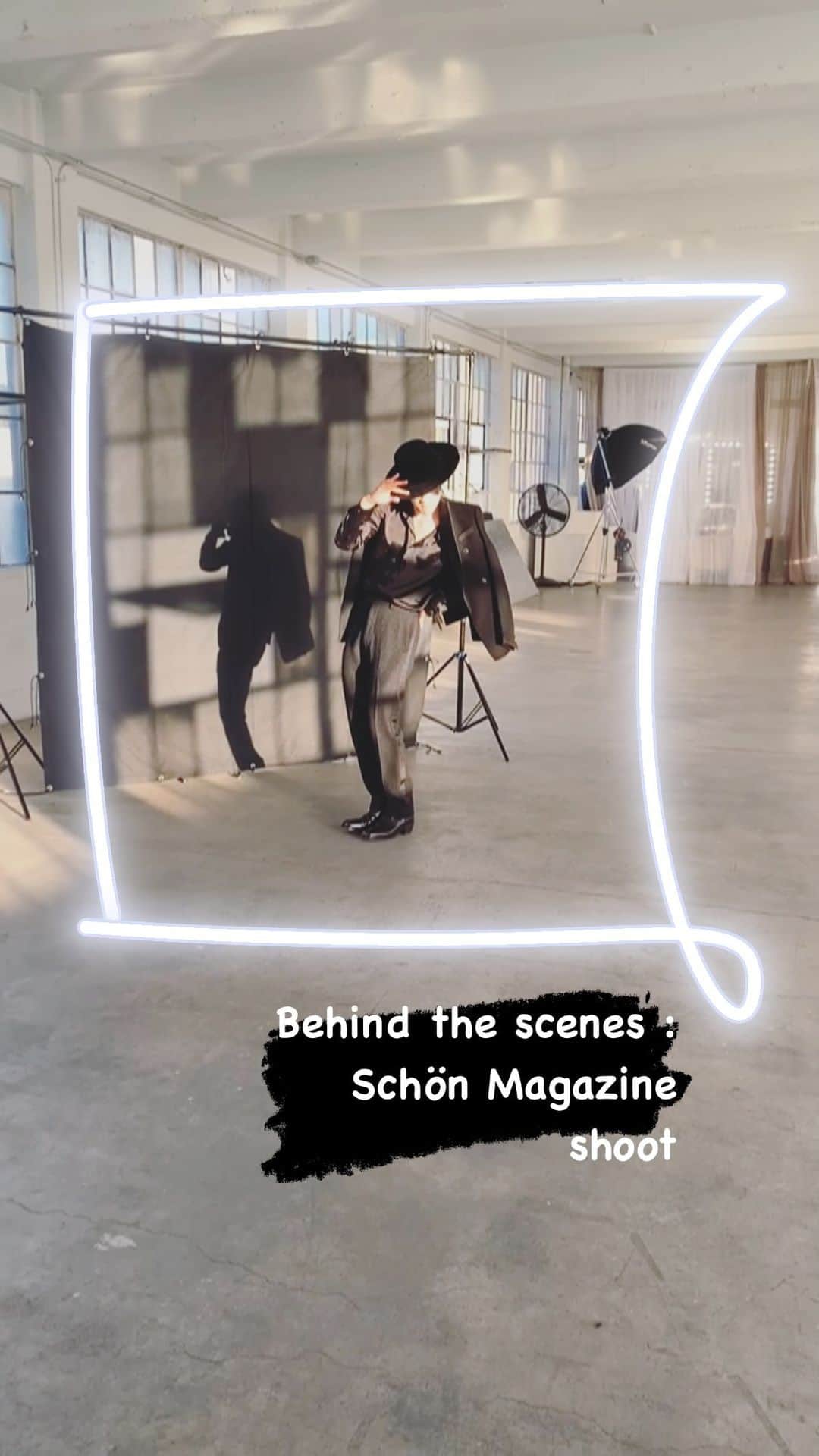 ハリー・シャム・ジュニアのインスタグラム：「Coming soon @schonmagazine」