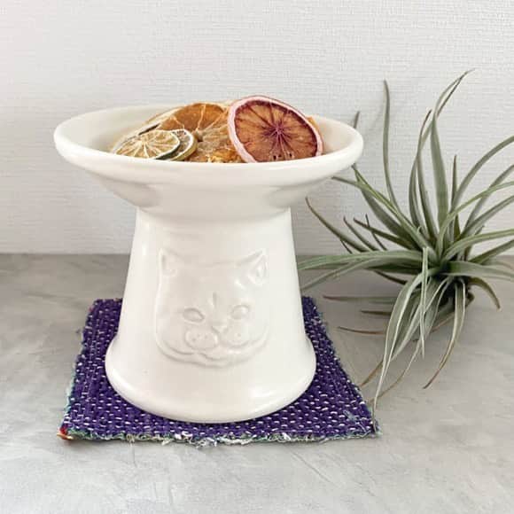 のインスタグラム：「decorameowさんの人気アイテムがいくつか再入荷しています。うちのコちゃんへのクリスマスプレゼント🎁ギリ間に合う！ 高さの出る器は、ネコちゃんワンちゃんの健康管理にも欠かせません。毎日使う物だから、飽きが来ない素敵なものを選びたいですよね✨  #decorameow #foodbowl #cat #catitem #tablewear #野村亜土」
