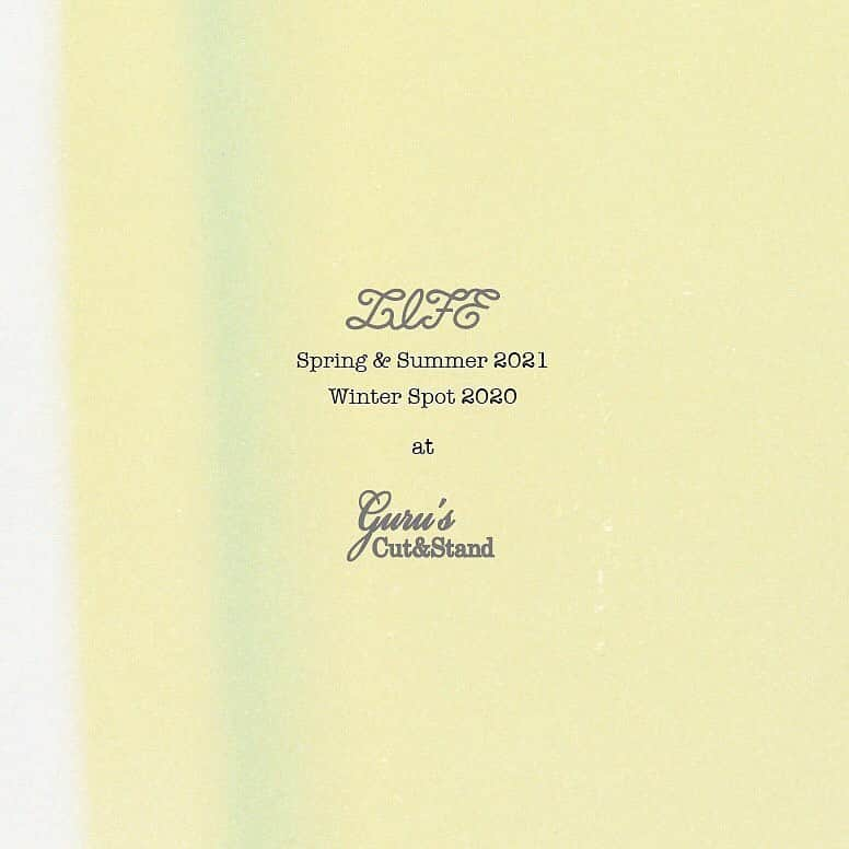クーピーさんのインスタグラム写真 - (クーピーInstagram)「Posted @withregram • @guruscutandstand Posted @withregram • @liveinfabearth  L.I.F.E SS21 展示会 at Guru's ‼️ +++ 次の火曜日から祐天寺のGuru's にて L.I.F.E春夏2021 + small winter spot の展示会を行います‼️  よろしくお願いします🙇 . 日程: 2020年12月22日（Tue）〜27日（Sun） 時間: 11時 - 21時 場所: Guru's Cut & Stand 目黒区祐天寺1-22-10 2F . Guru'sは通常営業してます！ 水曜日はお休みです🙏🏻 . . ↓↓↓↓↓↓↓↓↓↓ . . 最終日27日はGuru's にて @thursdaycoffeestand と フルーツパウンドケーキ"La Merveille De Yoshi"の日です！ 是非‼️　☕️🍞🍇🍾🍒  #liveinfabearth #guruscutandstand #thursdaycoffeestand  #lamerveilledeyoshi  @guruscutandstand」12月22日 12時45分 - kupy
