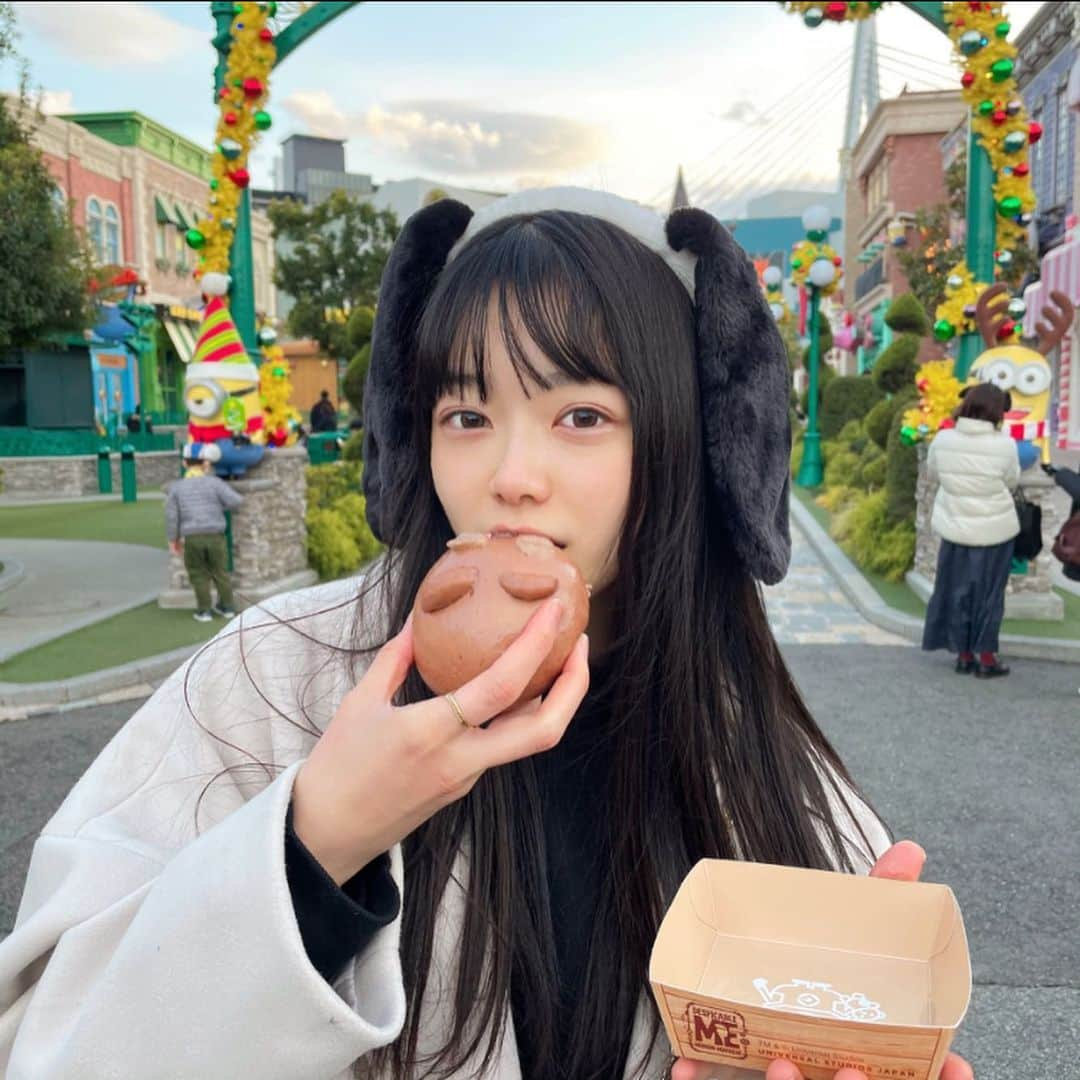 山田瑠々のインスタグラム：「チョコしか勝たん！！！ #ユニバ #ティムまん #激うま事件」