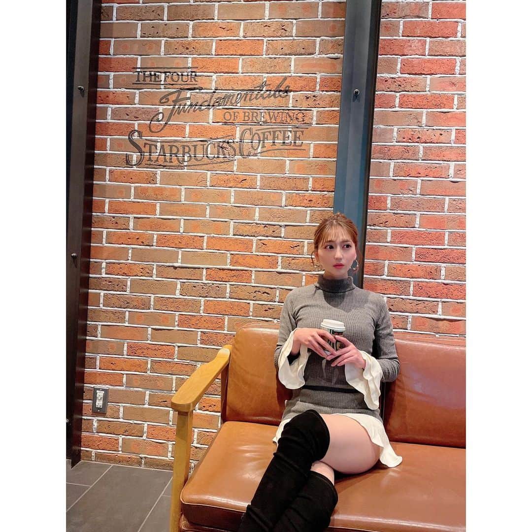 堀尾実咲のインスタグラム：「☕️🤎🤍  #starbucks #cafetime」