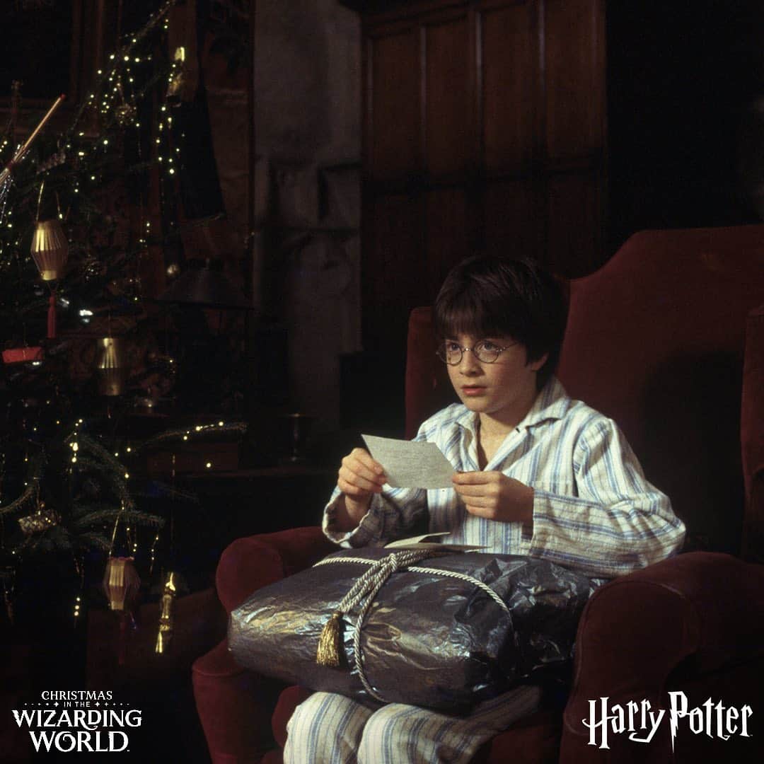 ハリー・ポッターさんのインスタグラム写真 - (ハリー・ポッターInstagram)「Swipe to unwrap Harry's mysterious #Christmas present. 🎁」12月23日 1時39分 - harrypotter