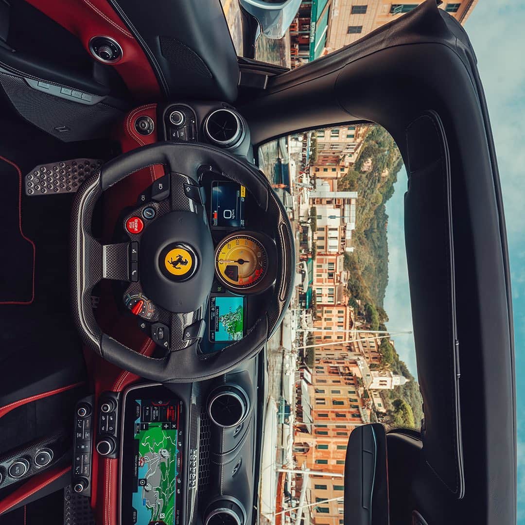 フェラーリさんのインスタグラム写真 - (フェラーリInstagram)「Explore new horizons with the #FerrariPortofinoM. Rotate your phone and swipe down to discover coastal skies. #Ferrari」12月23日 1時53分 - ferrari