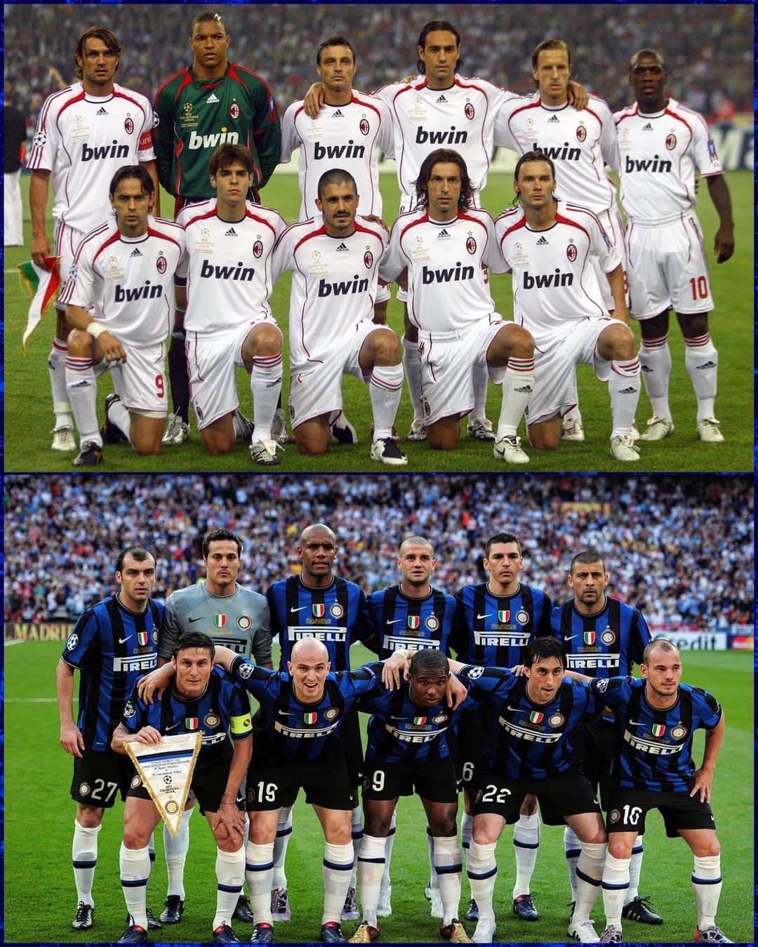 UEFAチャンピオンズリーグさんのインスタグラム写真 - (UEFAチャンピオンズリーグInstagram)「Milan 2007 ❤️ or Inter 2010 💙 ? 💭」12月23日 1時57分 - championsleague