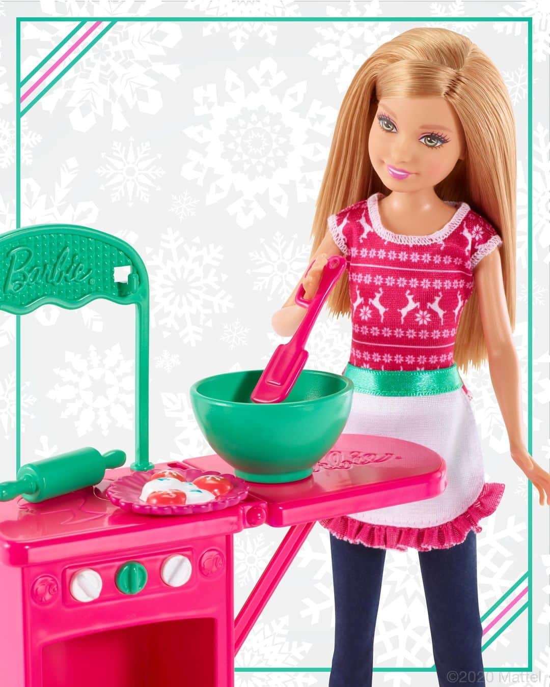 バービーさんのインスタグラム写真 - (バービーInstagram)「Anyone else have a sweet tooth? Tap our Stories to help Stacie decide what to bake for the holiday #CookieExchange! 🍪」12月23日 1時58分 - barbie