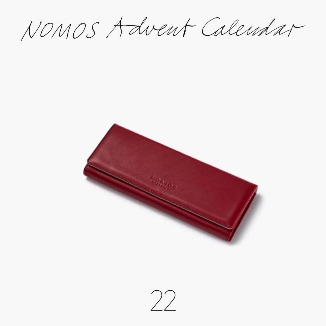 のインスタグラム：「A NOMOS Advent Calendar debut: Want to be the first ever lucky winner of this elegant accessory in a choice of three beautiful colors? Open today’s door to get your hands on it!  #nomos #glashütte #adventcalendar」