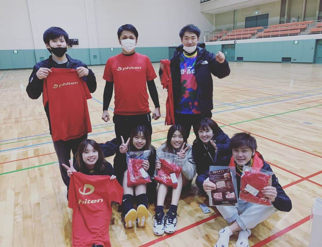 山本湧のインスタグラム：「バレー納め優勝！D-Aceでは初優勝嬉しかった＼(^o^)／ 松阪牛ももらた♥」