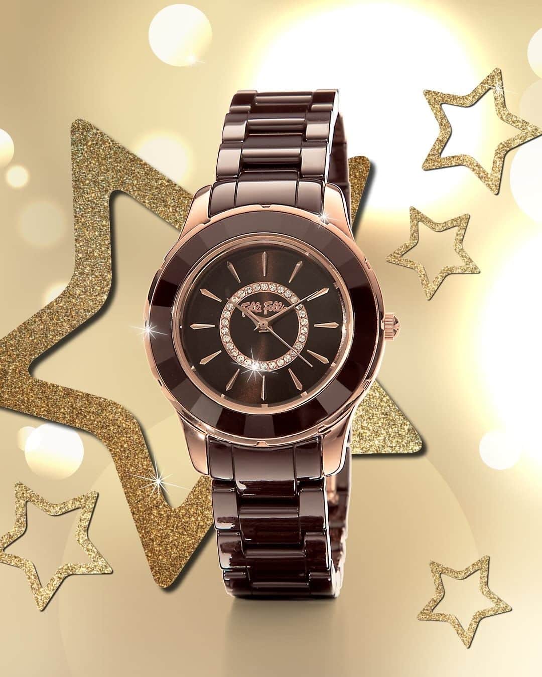 フォリフォリさんのインスタグラム写真 - (フォリフォリInstagram)「Time to wish upon your star!  #follifollie #newseason #christmas #christmasseason #WishUponYourStar #aw2021 #inspiration #fashion #newcollection #style #gift #giftideas #gifts #clickaway #watches #watchesofinstagram #watchesoftheday」12月22日 18時30分 - follifollie