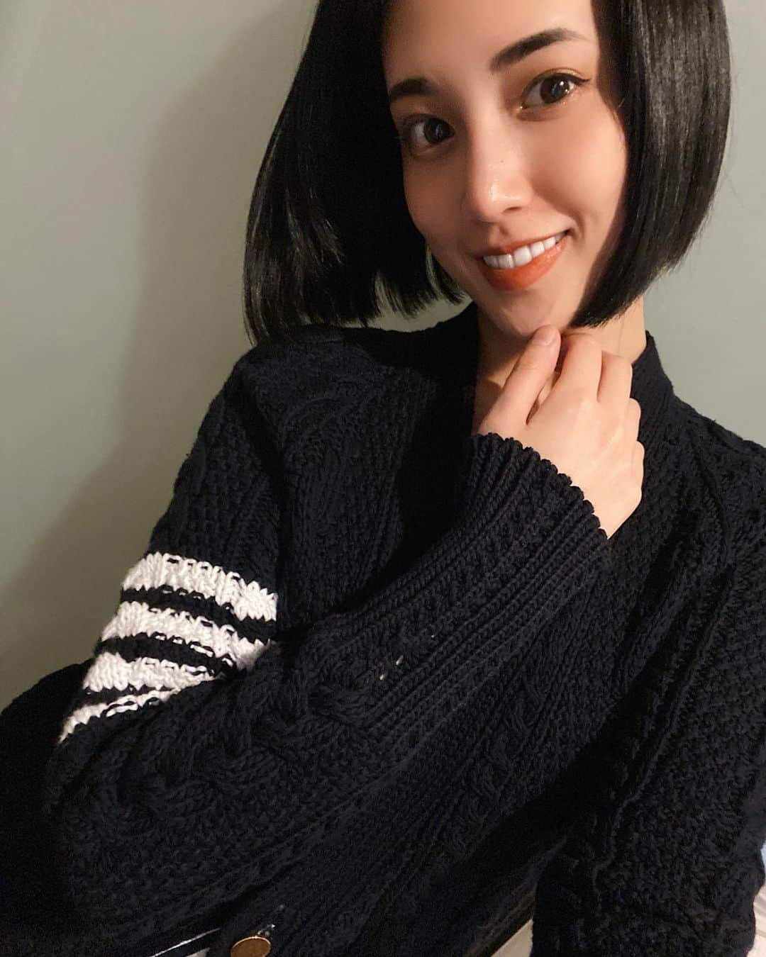 藤井夏恋さんのインスタグラム写真 - (藤井夏恋Instagram)「🤍🎄🎁 Knit🧸」12月22日 19時13分 - fujiikaren_official