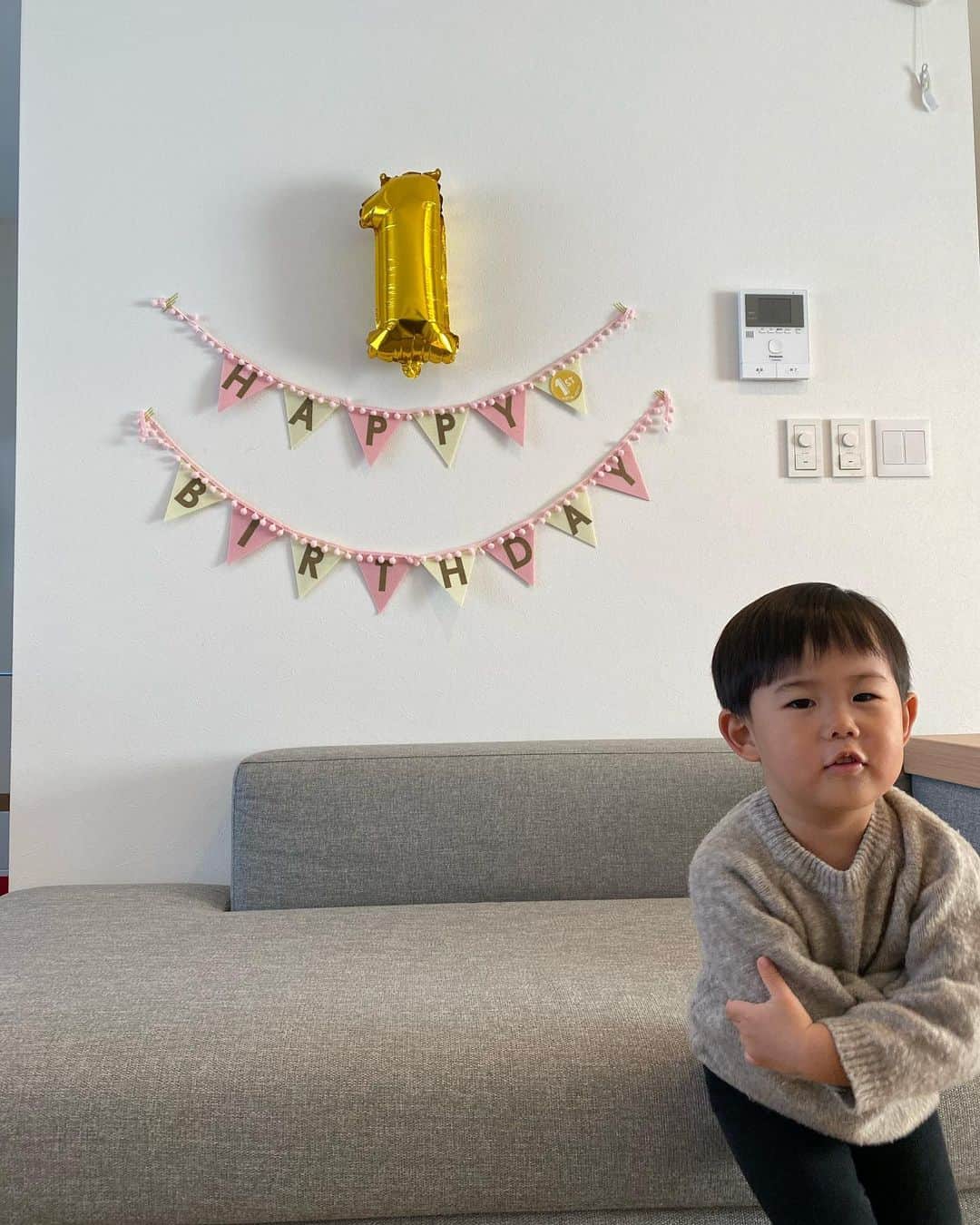 小池龍太さんのインスタグラム写真 - (小池龍太Instagram)「杏ちゃんは1歳のお誕生日🎂🥰  早いなー。この時期は大忙し。 25日は長男の暖くん3歳のお誕生日🙄  #1歳 #おめでとう #happybirthday   #とにかく写りたい兄貴 #終いにはピント兄貴に合う #ついに1人に #君は25日です  #パギ君おめでとうございます #付け加えときました笑笑」12月22日 19時14分 - iamryu____k