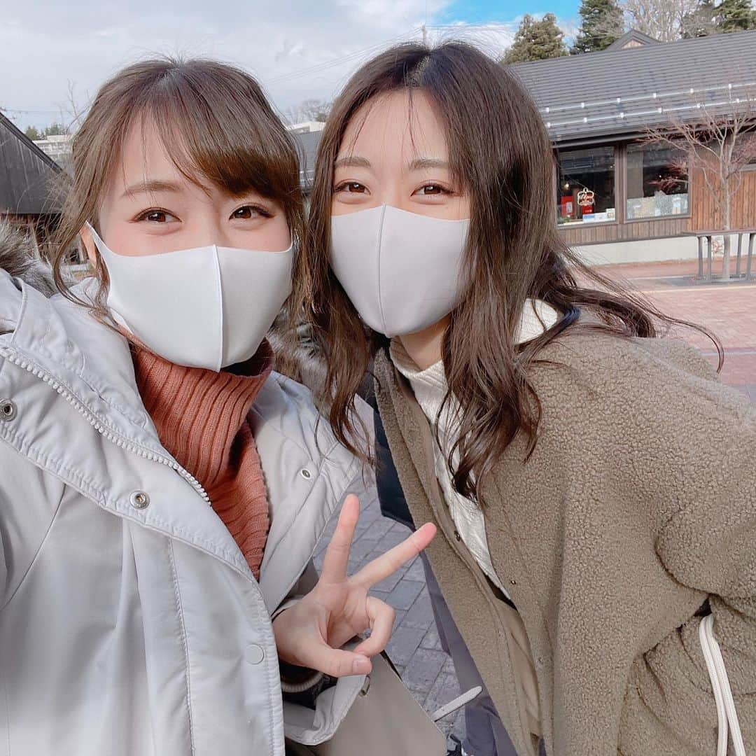 熊谷彩夏のインスタグラム：「. ちょっと前の📸  はるなちゃんと❣️  #久々の投稿 #お久しぶりです #みなさんお元気ですか」