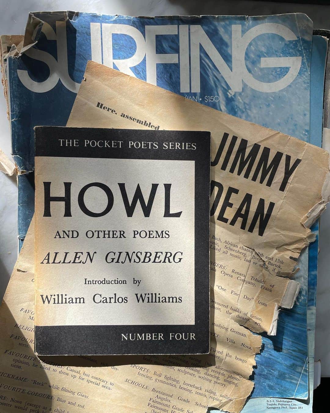 コーディー・シンプソンのインスタグラム：「‘Burning for the ancient heavenly connection to the starry dynamo in the machinery of night.’  Surfing, James Dean, Iconoclastic Poets. Dec 22, 2020. CS」