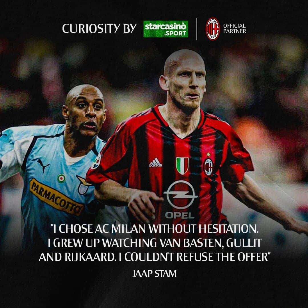 ACミランさんのインスタグラム写真 - (ACミランInstagram)「Jaap Stam: the defensive wall who never hesitated to join the Rossoneri 💪🔴⚫ #MilanLazio: what are your best memories of the Dutch defender ❓  #IlNuovoModoDiVivereIlCalcio @starcasino.sport  #SempreMilan」12月23日 3時00分 - acmilan