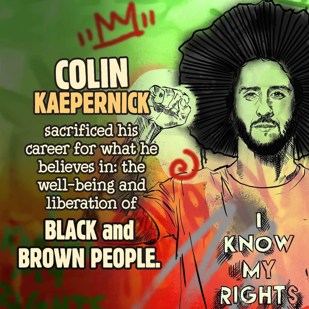 Ben & Jerry'sのインスタグラム：「It's been quite a journey to churn up our newest pint: Colin Kaepernick's Change The Whirled Non-Dairy. See how we went from admiring Colin's important work to scooping up fudge chips and chocolate cookie swirls at the link in our bio!」