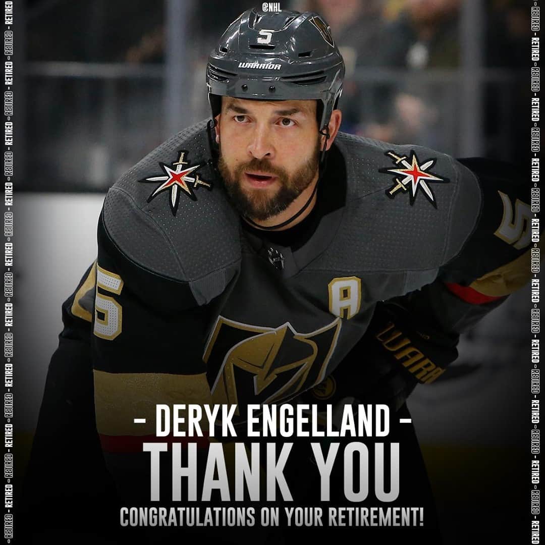 NHLさんのインスタグラム写真 - (NHLInstagram)「After 11 seasons, Deryk Engelland has announced his retirement.   Congrats on a great career!」12月23日 4時55分 - nhl