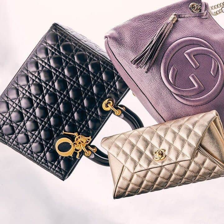 GILTのインスタグラム：「Less wanting, more wearing. Tap the link in bio to shop #Gucci, #Dior, #Chanel, and more vintage.」
