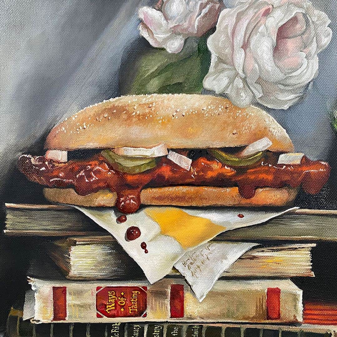 マクドナルドさんのインスタグラム写真 - (マクドナルドInstagram)「the work of art that is the McRib is now a real @davepollotart work of art. which museum should we mail it to?」12月23日 5時16分 - mcdonalds