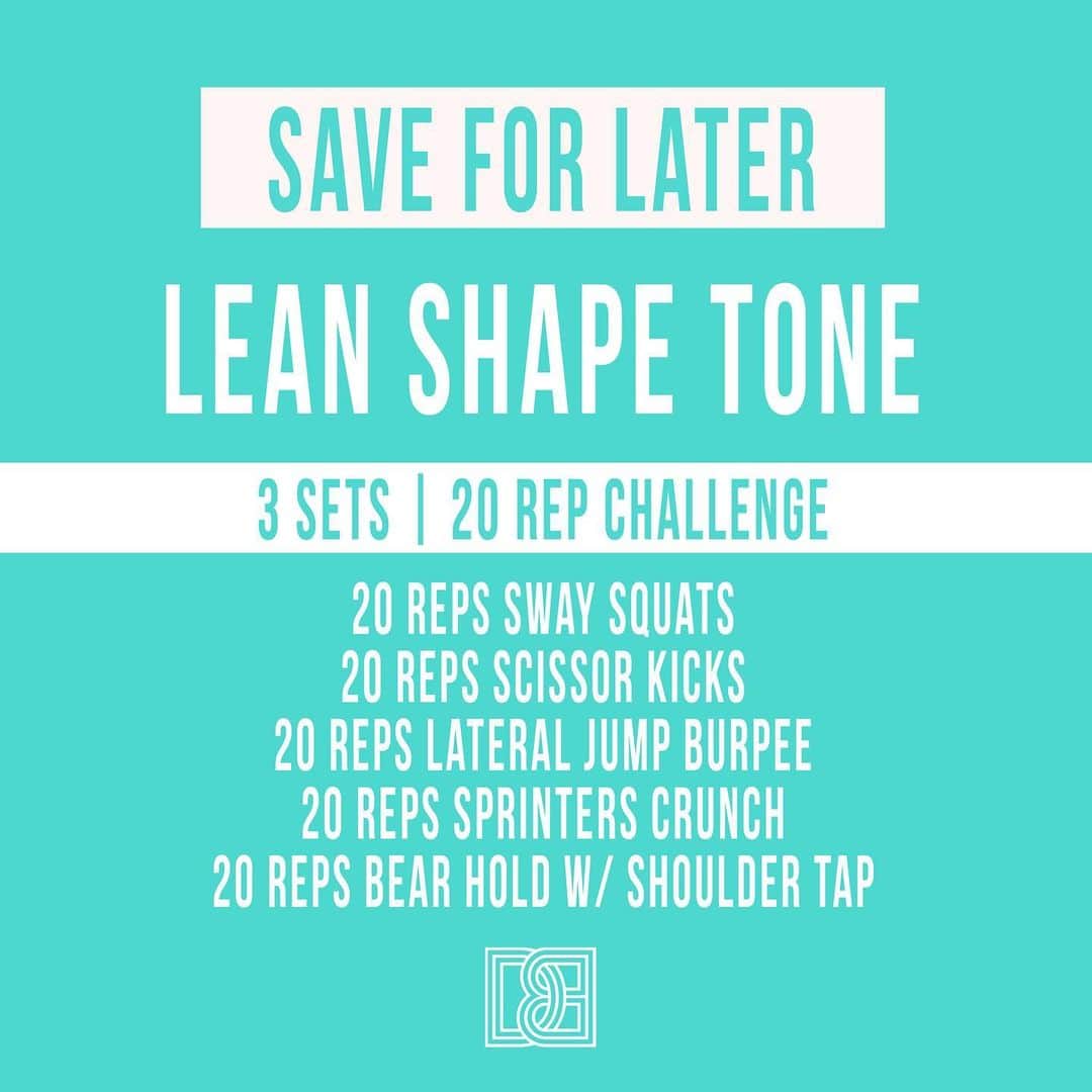 Danielle Robertsonさんのインスタグラム写真 - (Danielle RobertsonInstagram)「LEAN SHAPE TONE   Our new Lean Shape Tone program was designed to help you smash your fitness goals and create a lean, fit, toned body from home, no equipment required! Get ready to sweat with a variety of fun and challenging workouts which will have you slayinggg your new year fitness resolutions. This brand new program is launching on December the 29th so mark your calendars! 🔥  Here is an example of some of the exercises and workouts you can find in this program. This is our 20 rep challenge, simple but challenging. Give it a go!  WORKOUT   3 SETS   20 x Sway Squats  20 x Scissor Kicks 20 x Lateral Jump Burpees  20 x Sprinters Crunch  20 x Bear Hold w/ Shoulder Tap」12月23日 5時58分 - dannibelle