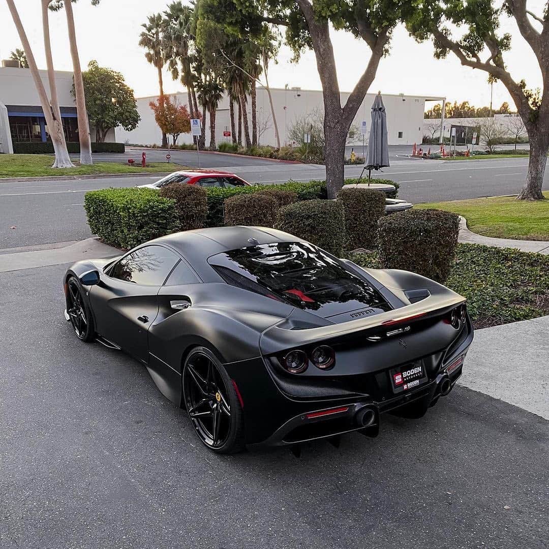 CARLiFESTYLEさんのインスタグラム写真 - (CARLiFESTYLEInstagram)「Stealthy Ferrari F8 on @anrkywheels #carlifestyle @boden_autohaus」12月23日 6時08分 - carlifestyle