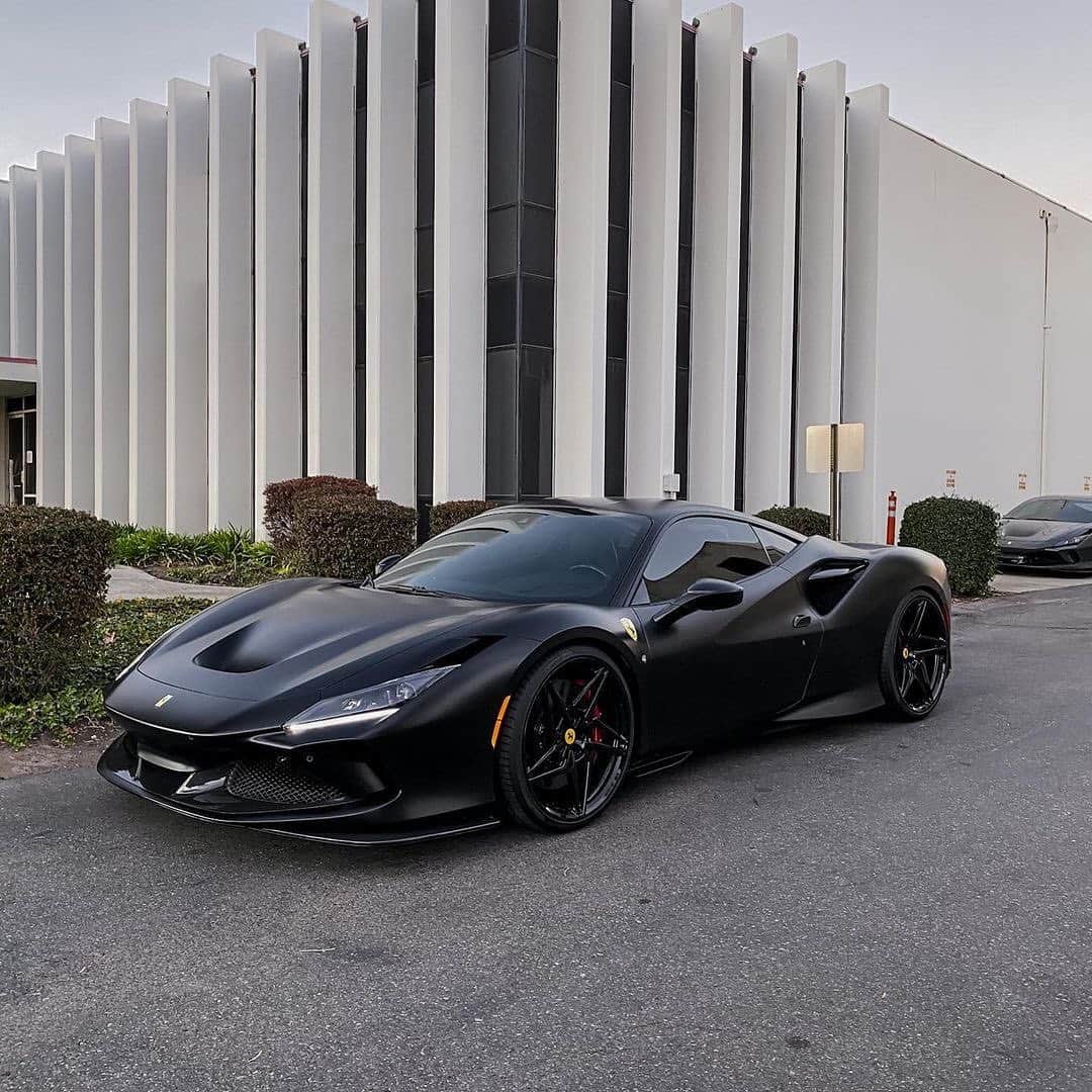 CARLiFESTYLEさんのインスタグラム写真 - (CARLiFESTYLEInstagram)「Stealthy Ferrari F8 on @anrkywheels #carlifestyle @boden_autohaus」12月23日 6時08分 - carlifestyle